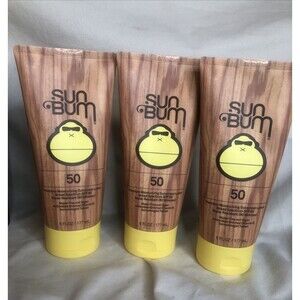 3X Sun Bum Original Moisturizing Sunscreen Lotion SPF 50 - 6oz Ex 11/27